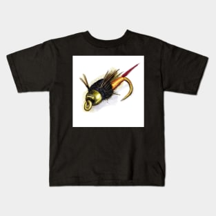 The Copper John, Fly Fishing Art Kids T-Shirt